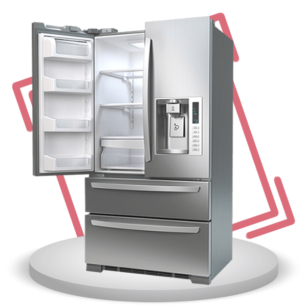 Dona refrigeradora en desuso
